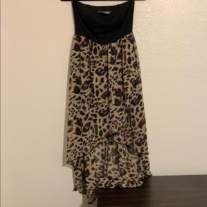 Cheetah print dress